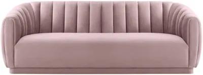 arno mauve velvet sofa