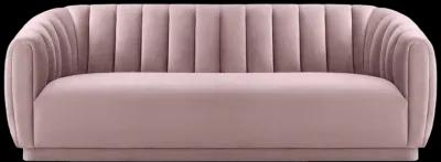 arno mauve velvet sofa