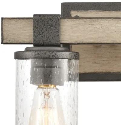 Crenshaw 15" Wide 2-Light Vanity Light - Anvil Iron