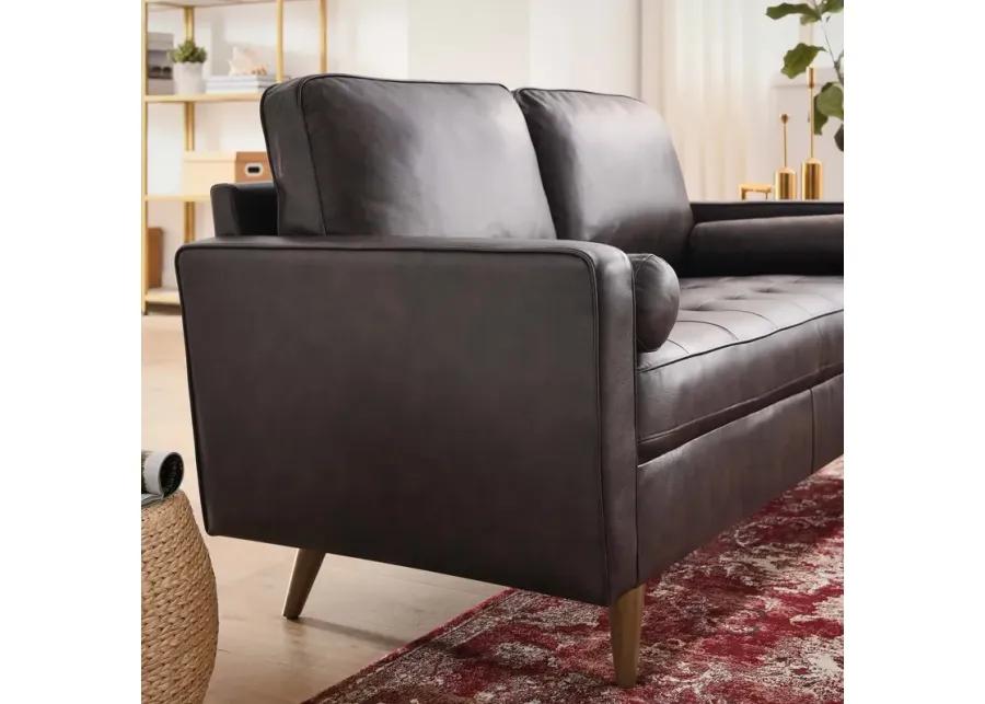 Valour Leather Loveseat