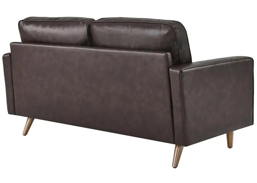 Valour Leather Loveseat