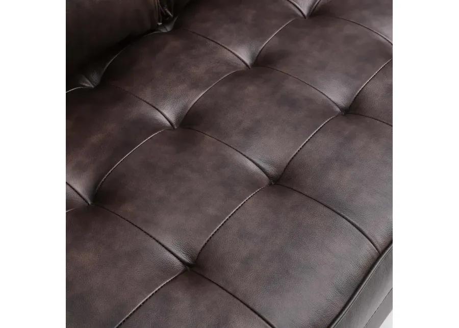 Valour Leather Loveseat