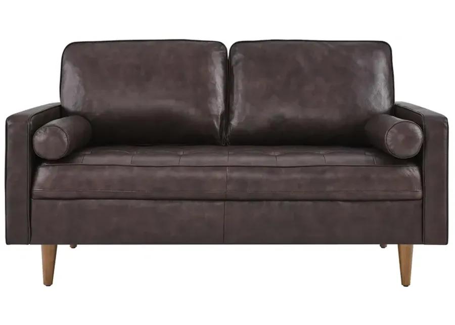 Valour Leather Loveseat