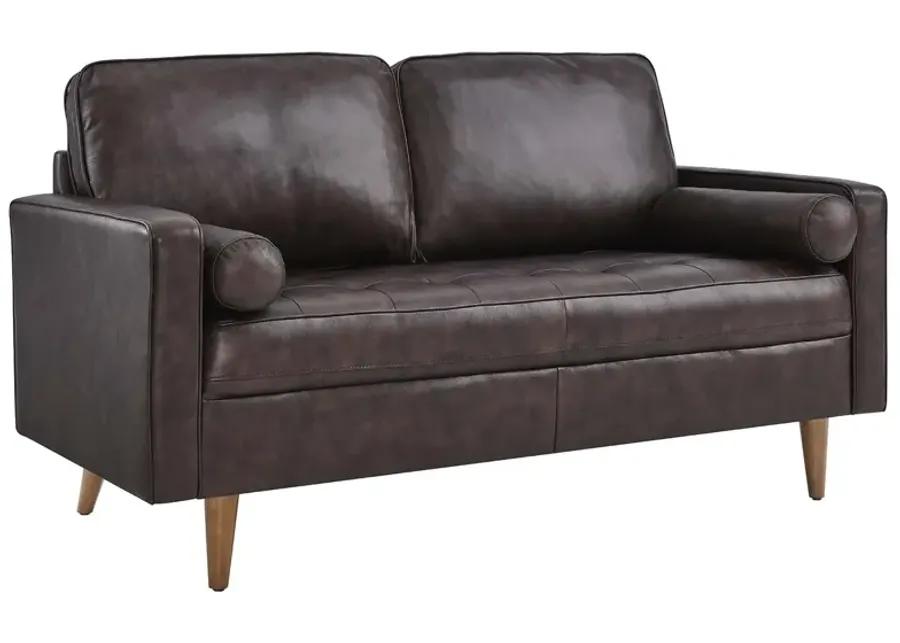 Valour Leather Loveseat