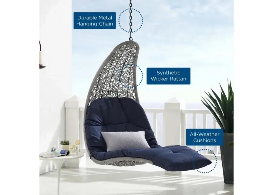 Landscape Outdoor Patio Hanging Chaise Lounge Outdoor Patio Swing Chair