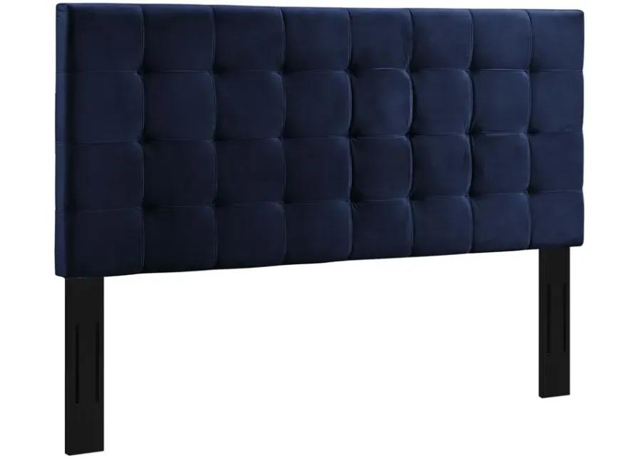 Paisley Tufted Twin Upholstered Performance Velvet Headboard