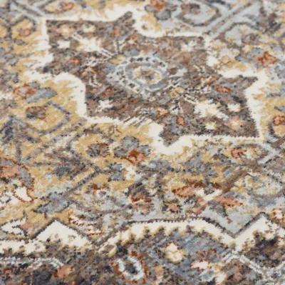 Jasper Terracotta/Multi Persian/Classic Recycled Polyester 5'2" x 7'9" Rectangle Rug