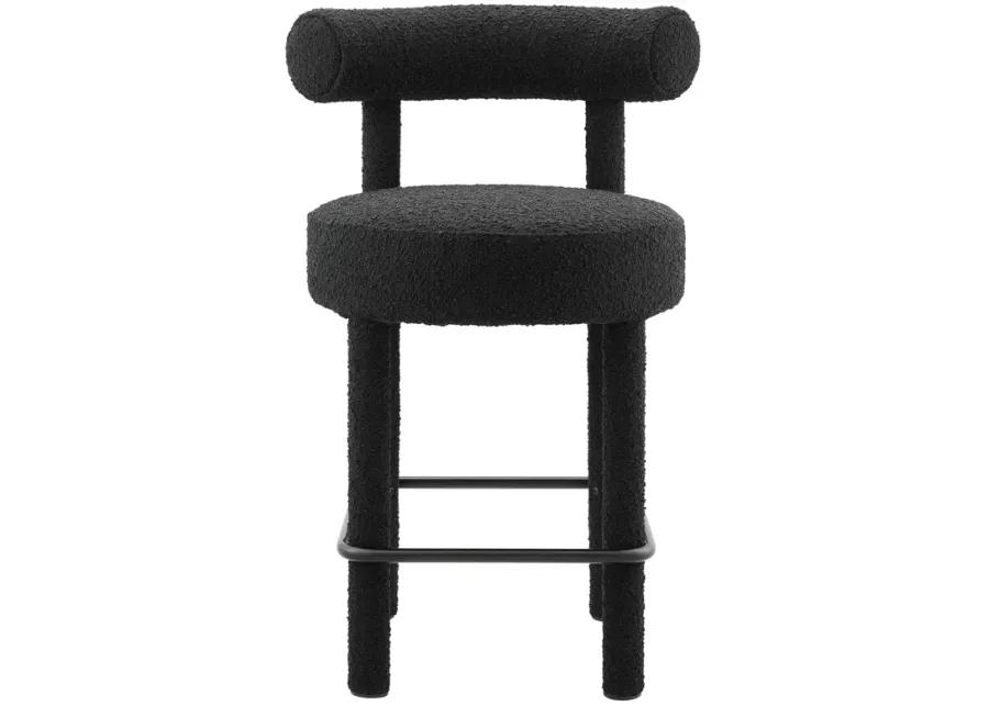 Toulouse Boucle Fabric Counter Stool - Set of 2