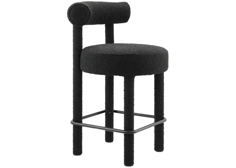 Toulouse Boucle Fabric Counter Stool - Set of 2