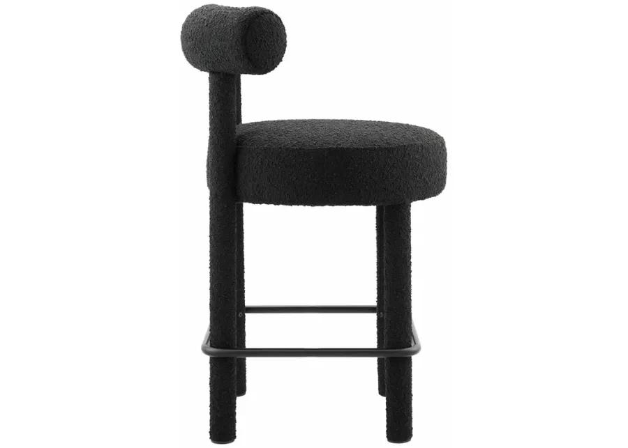 Toulouse Boucle Fabric Counter Stool - Set of 2