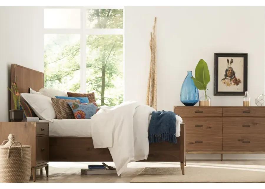 Adler Six Drawer Dresser in Natural Walnut (2024)