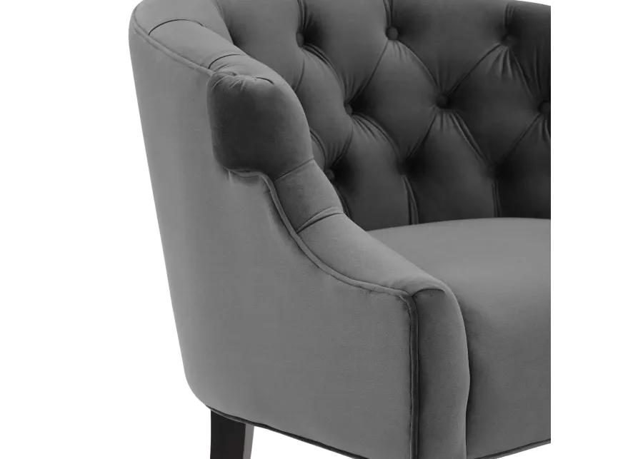 Precept Accent Performance Velvet Armchair