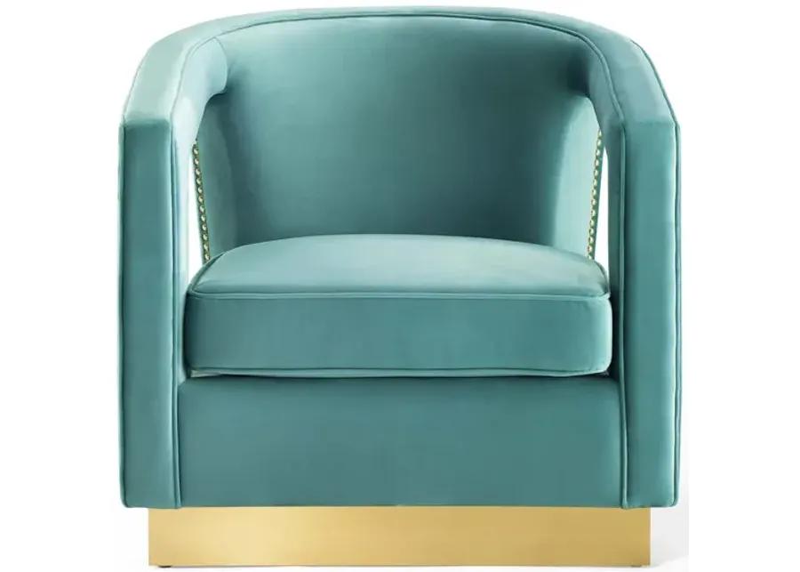 Frolick Performance Velvet Armchair