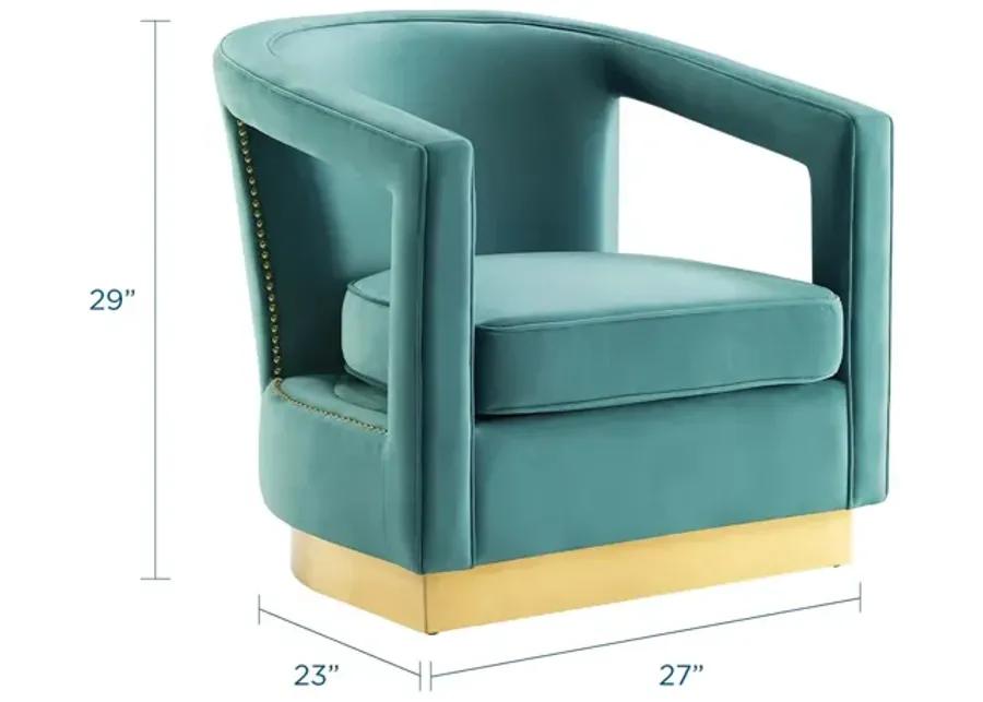 Frolick Performance Velvet Armchair