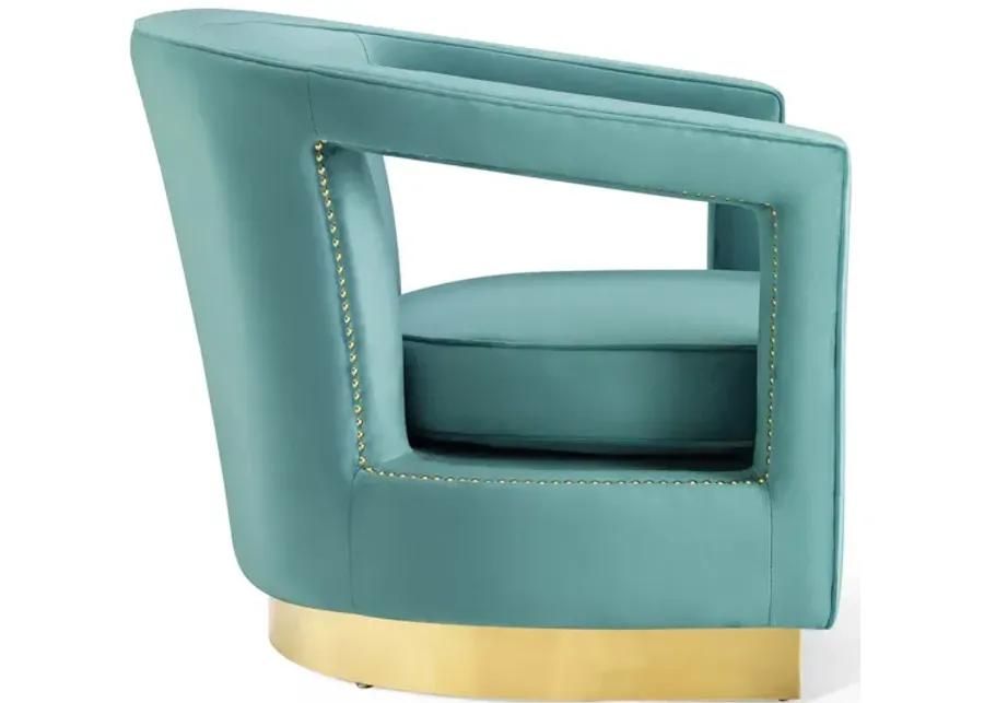 Frolick Performance Velvet Armchair