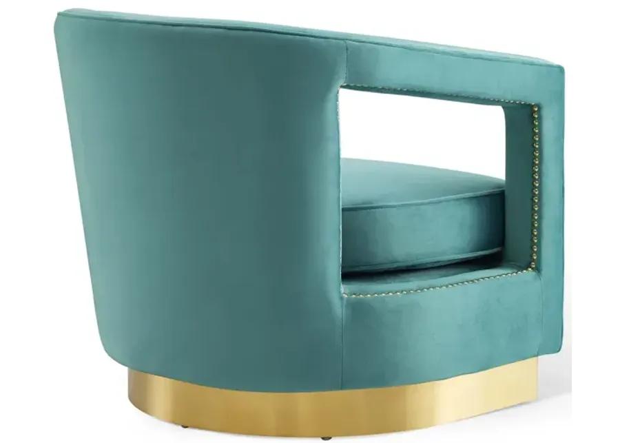 Frolick Performance Velvet Armchair