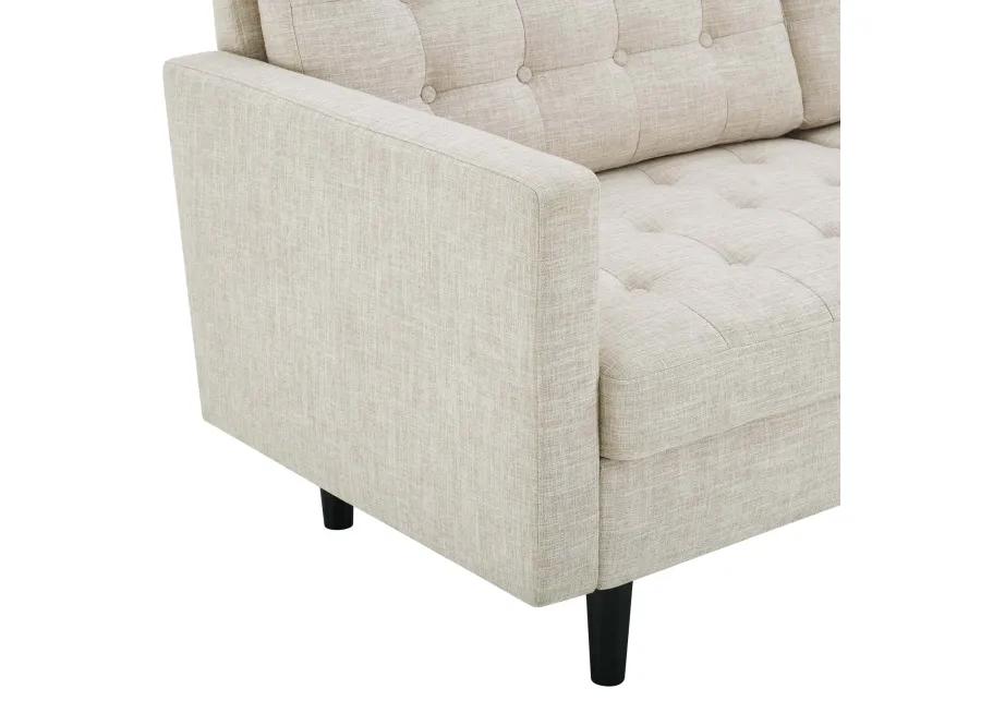 Exalt Tufted Fabric Sofa