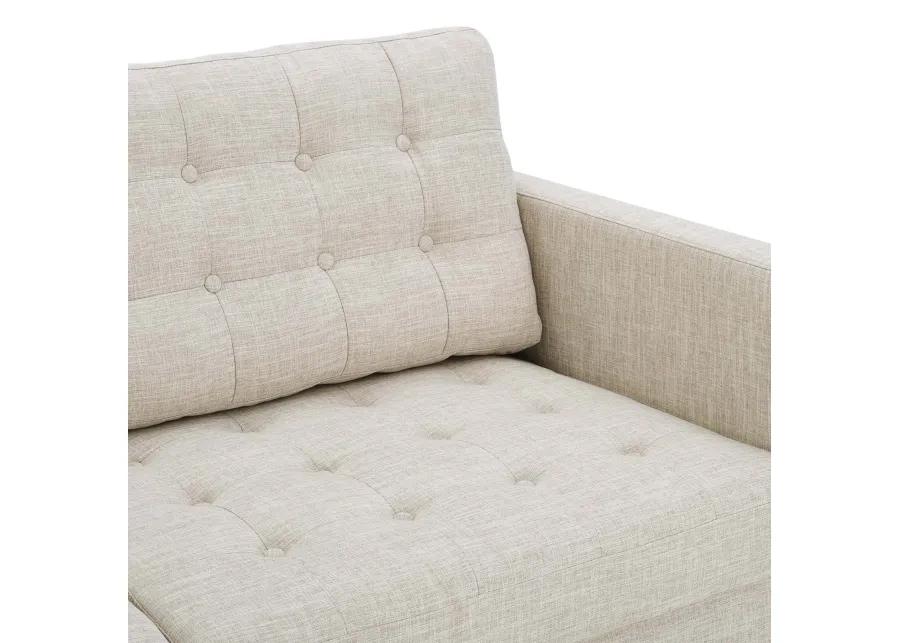 Exalt Tufted Fabric Sofa