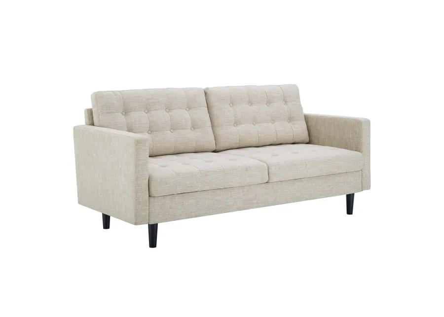 Exalt Tufted Fabric Sofa