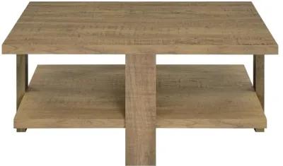 Cohen Square Coffee Table with Shelf