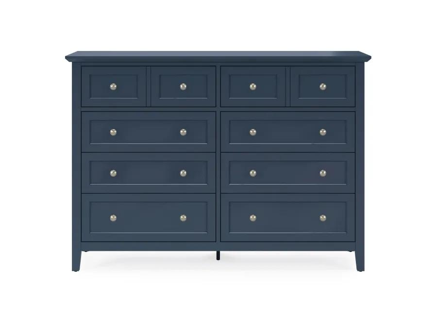 Grace Eight Drawer Dresser in Blueberry (2024)