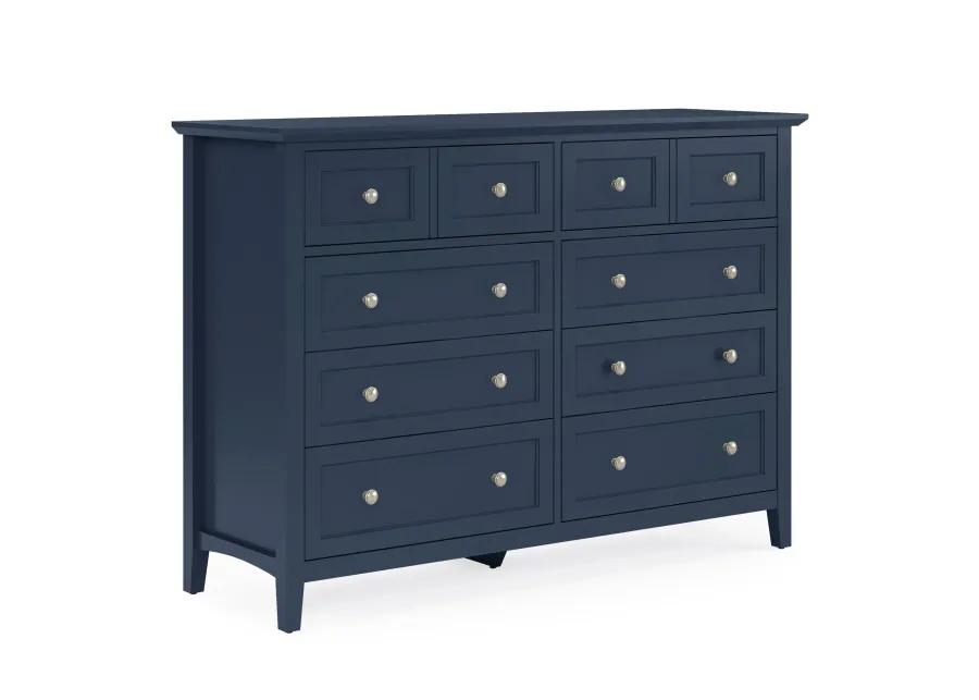 Grace Eight Drawer Dresser in Blueberry (2024)