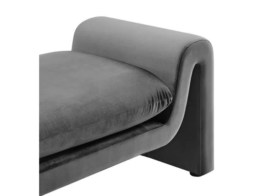 Waverly Performance Velvet Bench