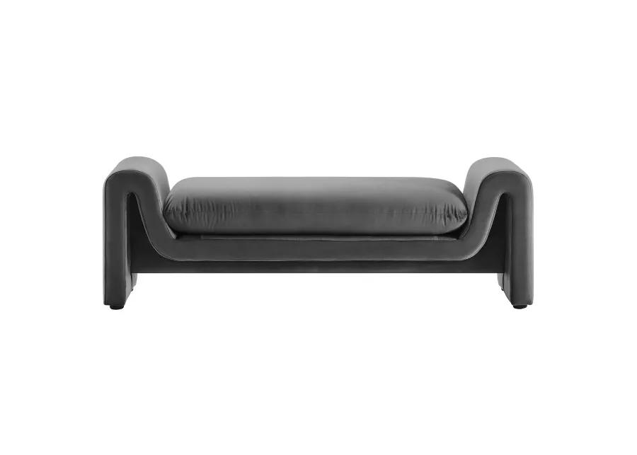 Waverly Performance Velvet Bench