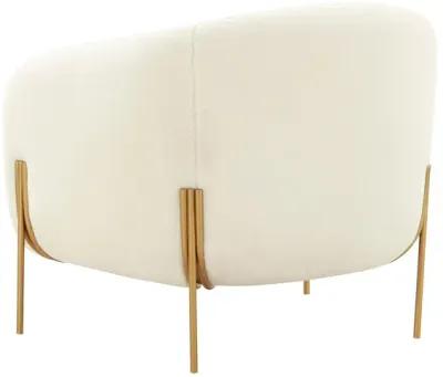 Kandra Cream Shearling Accent Chair