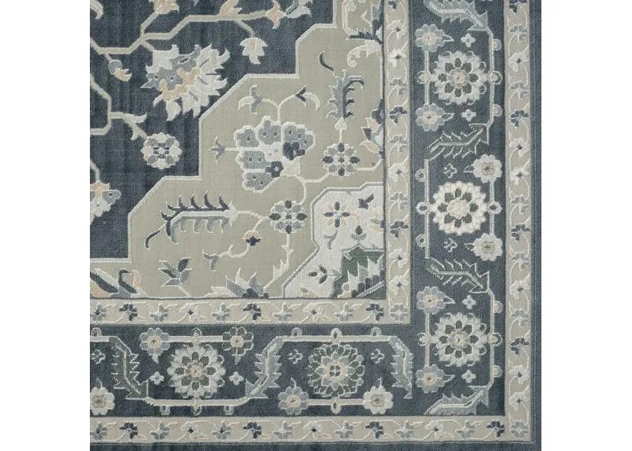 Imagica Traditional Twilight Floral Area Rug 5'3" x 7'6"