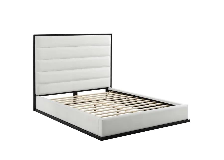 Ashland Queen Faux Leather Platform Bed