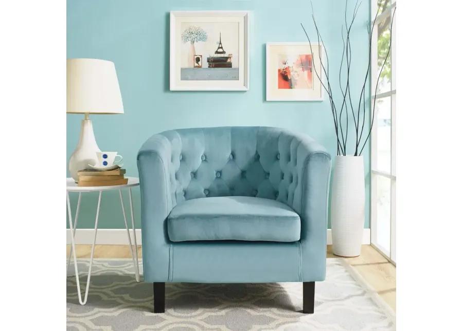 Prospect Performance Velvet Armchair