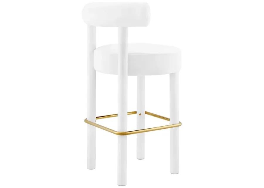 Toulouse Performance Velvet Bar Stool - Set of 2