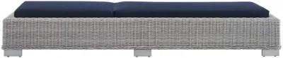 Conway Sunbrella® Outdoor Patio Wicker Rattan Chaise Lounge