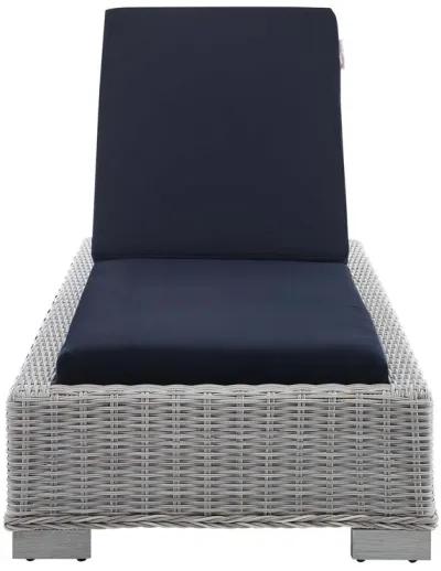 Conway Sunbrella® Outdoor Patio Wicker Rattan Chaise Lounge