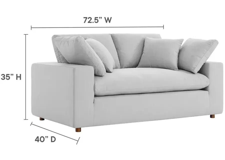 Commix Down Filled Overstuffed Loveseat