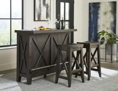 Yosemite Solid Wood Bar Table in Cafe