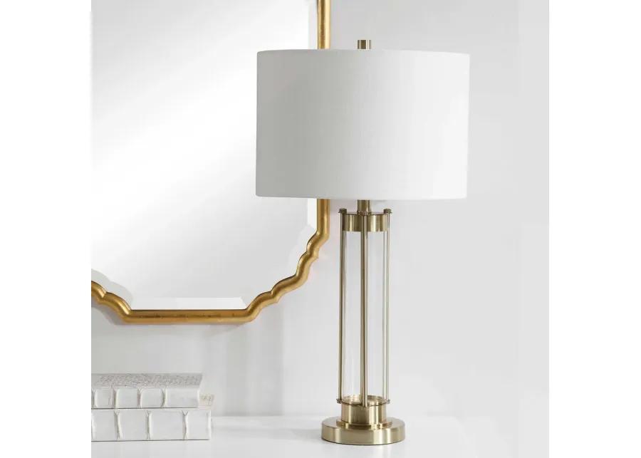 Brass Rod Table Lamp