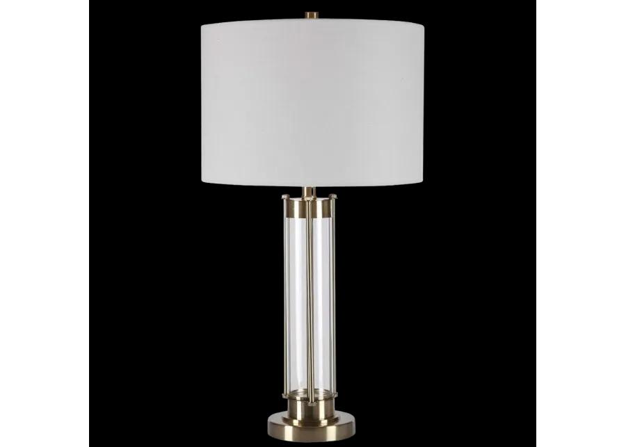 Brass Rod Table Lamp