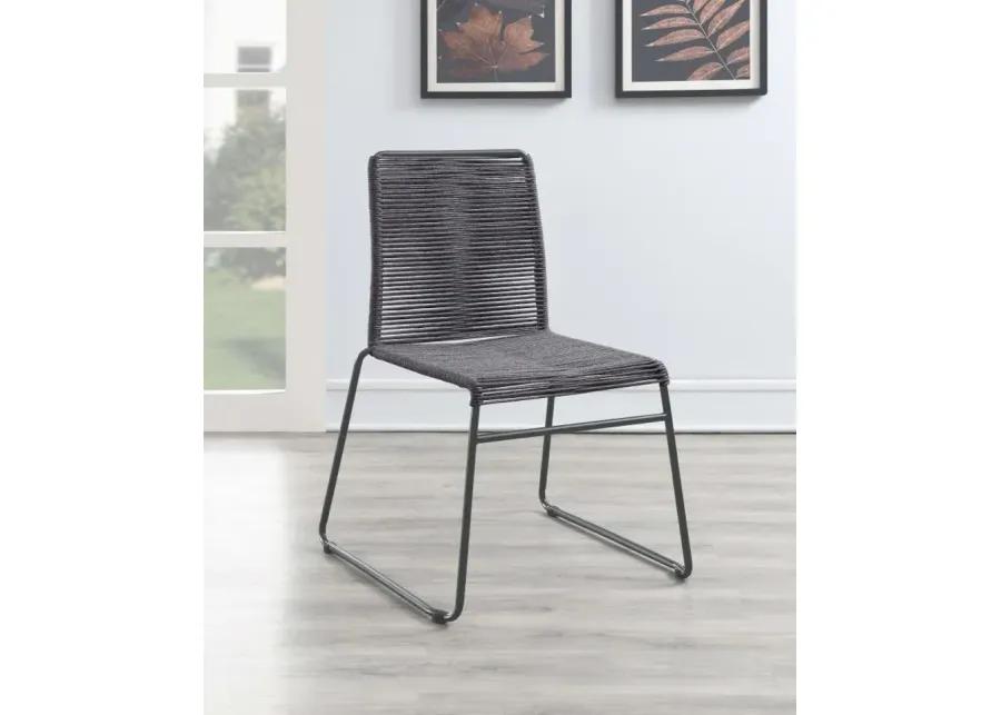 Hayden Upholstered Stackable Side Chairs (Set of 2)