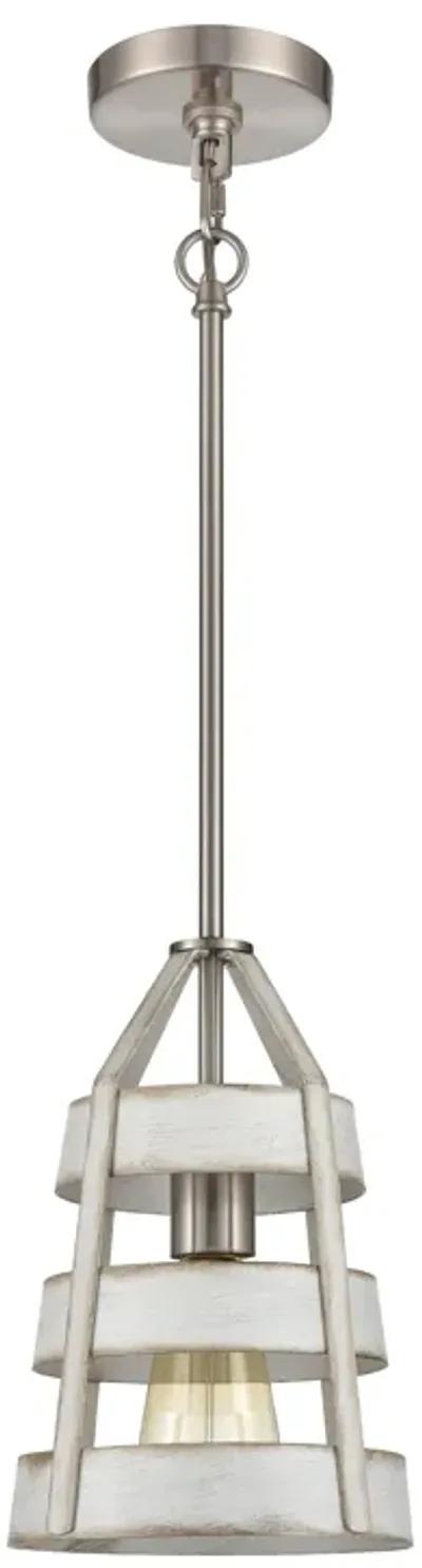 Brigantine 7" Wide 1-Light Mini Pendant - Satin Nickel