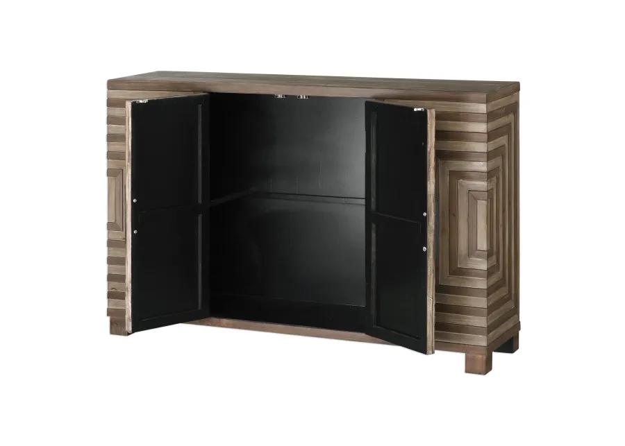 Layton Geometric Console Cabinet