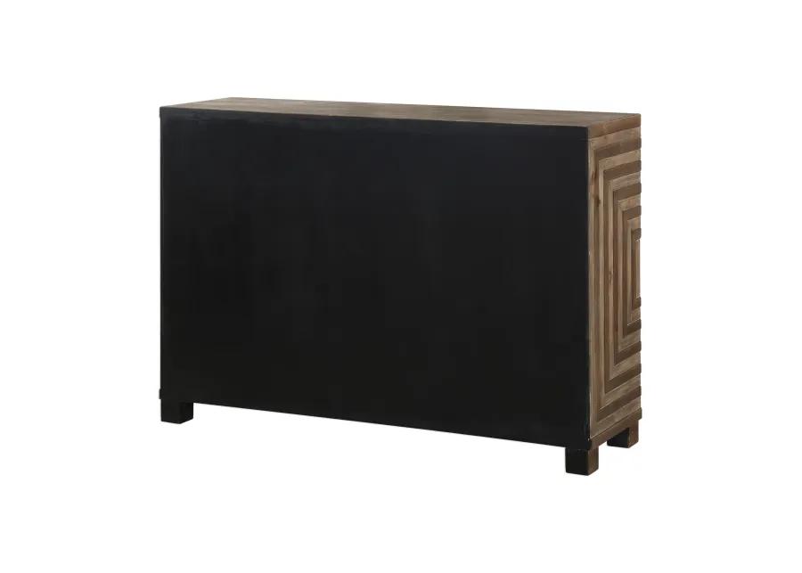 Layton Geometric Console Cabinet