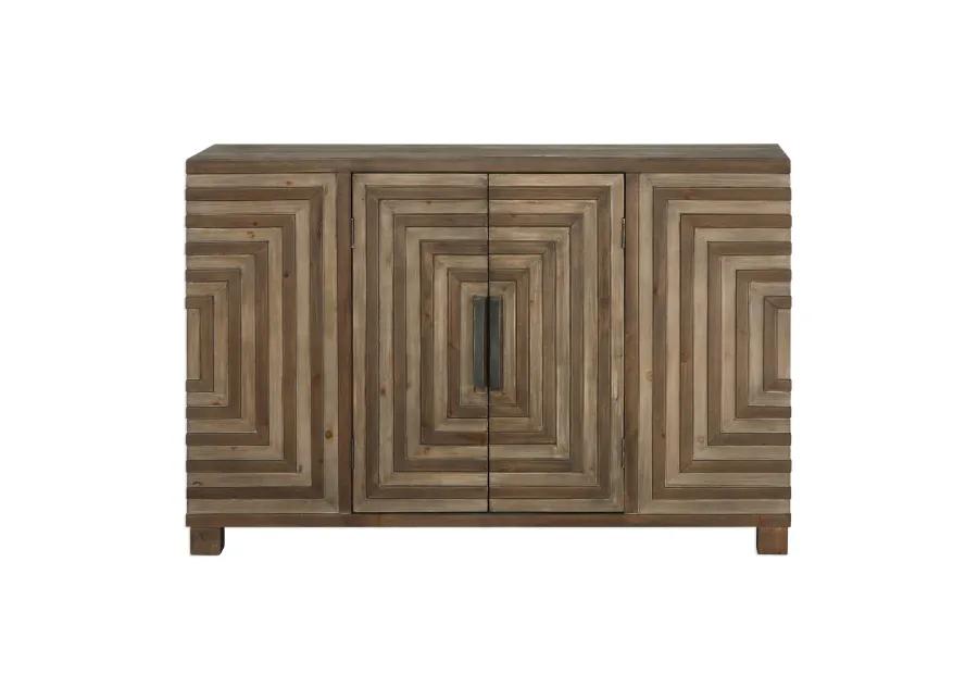 Layton Geometric Console Cabinet