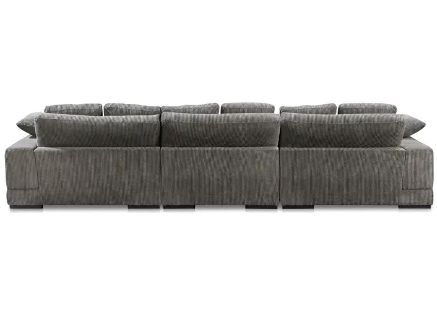 Plunge Large Sectional Charcoal