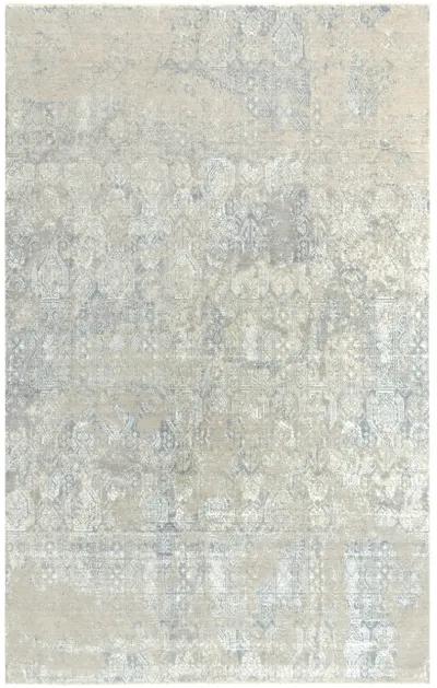 Couture Gray/Taupe Classic/Updated NZ Wool/Tencel Blend 9'x12' Rectangle Rug