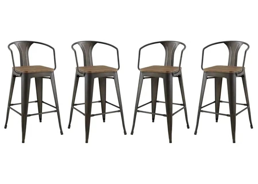 Promenade Bar Stool Set of 4