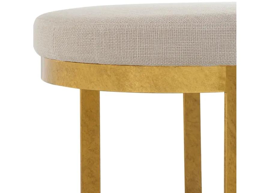 Infinity Gold Accent Stool