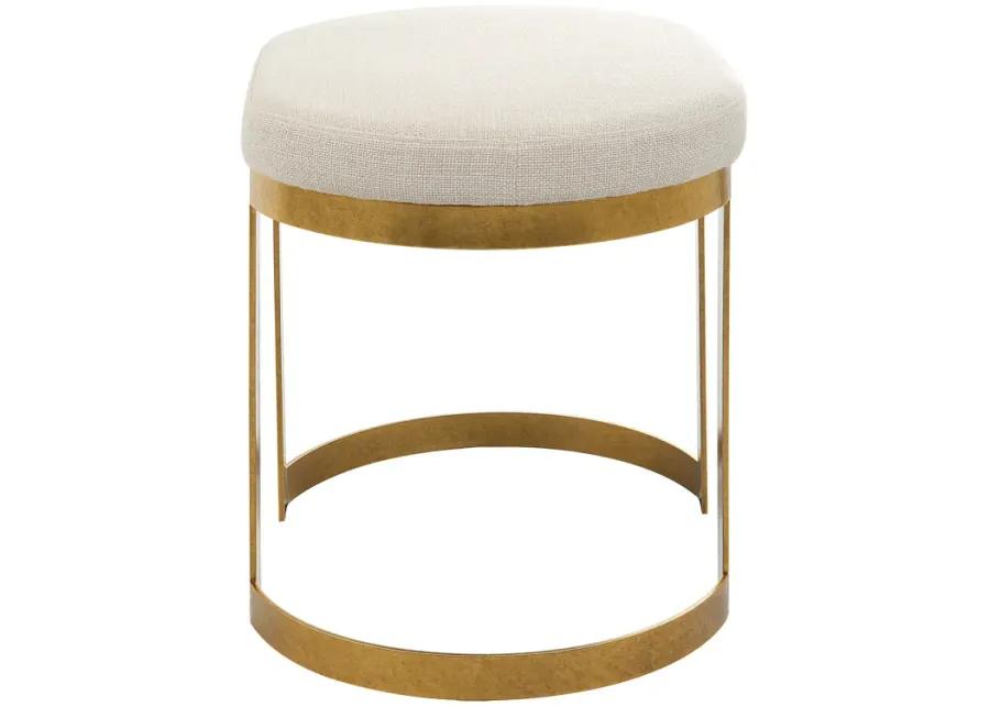 Infinity Gold Accent Stool