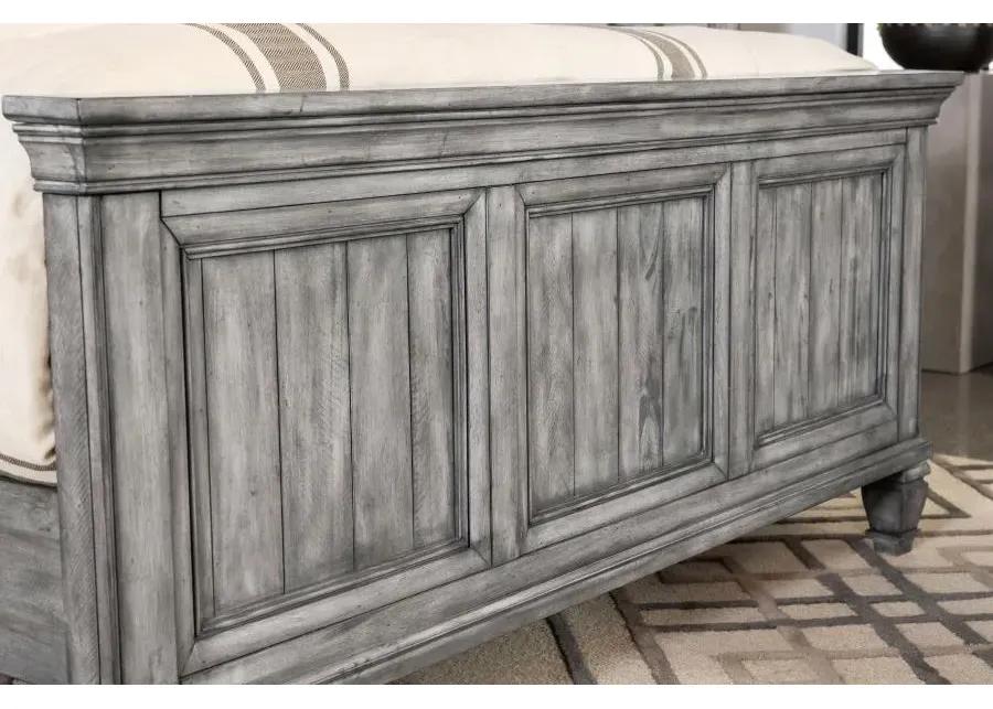 Avenue Queen Panel Bed Grey